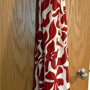 Mango Red and White dress